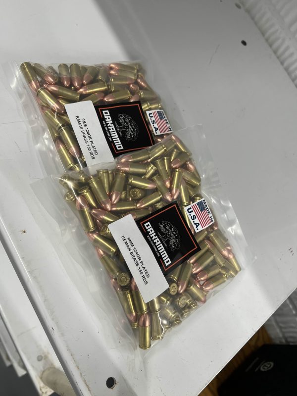 9mm 124Gr Plated Reman 50Rds/150Rds/500Rds Made In America! - Image 2