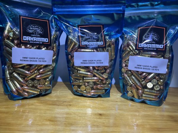 9mm 124Gr Plated Reman 50Rds/150Rds/500Rds Made In America! - Image 3