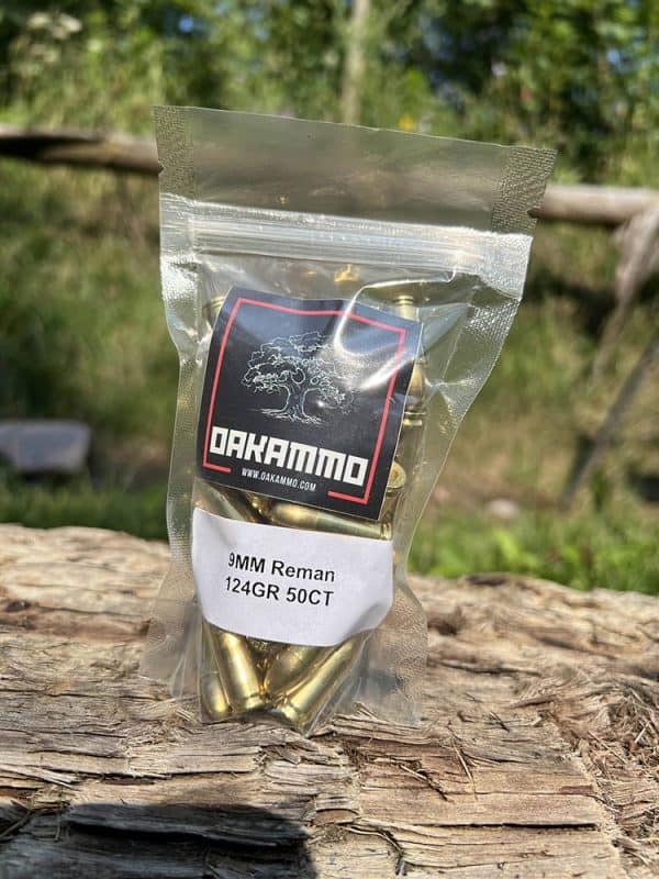 9mm 124Gr Reman Brass