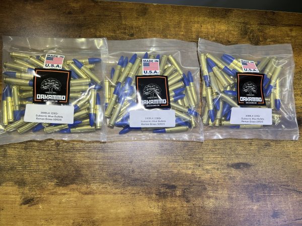 300Blk 220Gr Subsonic Reman Blue Bullets 50/100/200Rds Made In America! READY TO SHIP!! NO WAITING!! - Image 3
