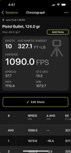 Chronograph readings