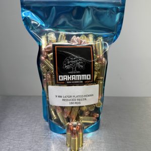 9mm 147gr Reduced Recoil Plated Reman Brass 150Rds/400Ammocan/500Rds Made In America! READY TO SHIP!! NO WAITING!!