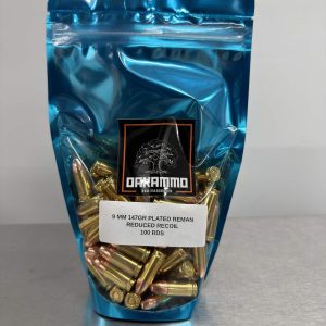 9mm 147gr Reduced Recoil Plated Reman Brass 100Rds/400Ammocan/500Rds Made In America! READY TO SHIP!! NO WAITING!!